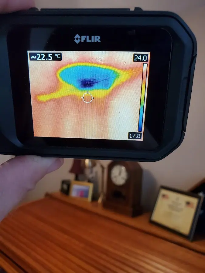 Thermal imaging inspection for water damage in Winterset