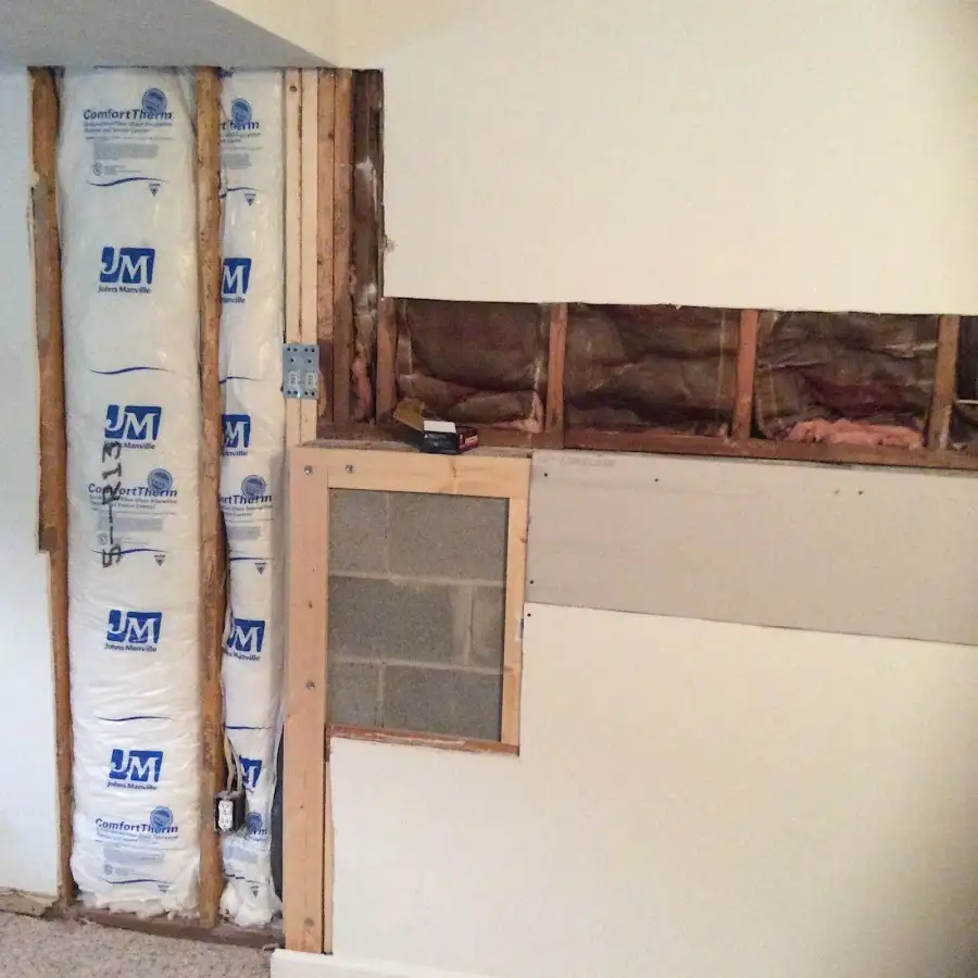 Wall insulation replacement during Structural Drying in Winterset